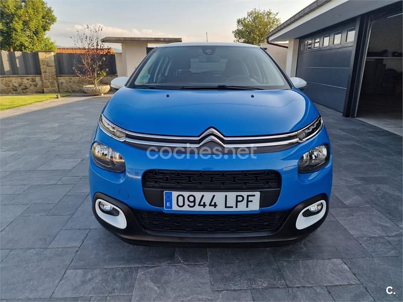 Azul Usado 2021 Citroën C3 Feel Utilitario | 10.300 € (Buen precio) - Imagen 1/4