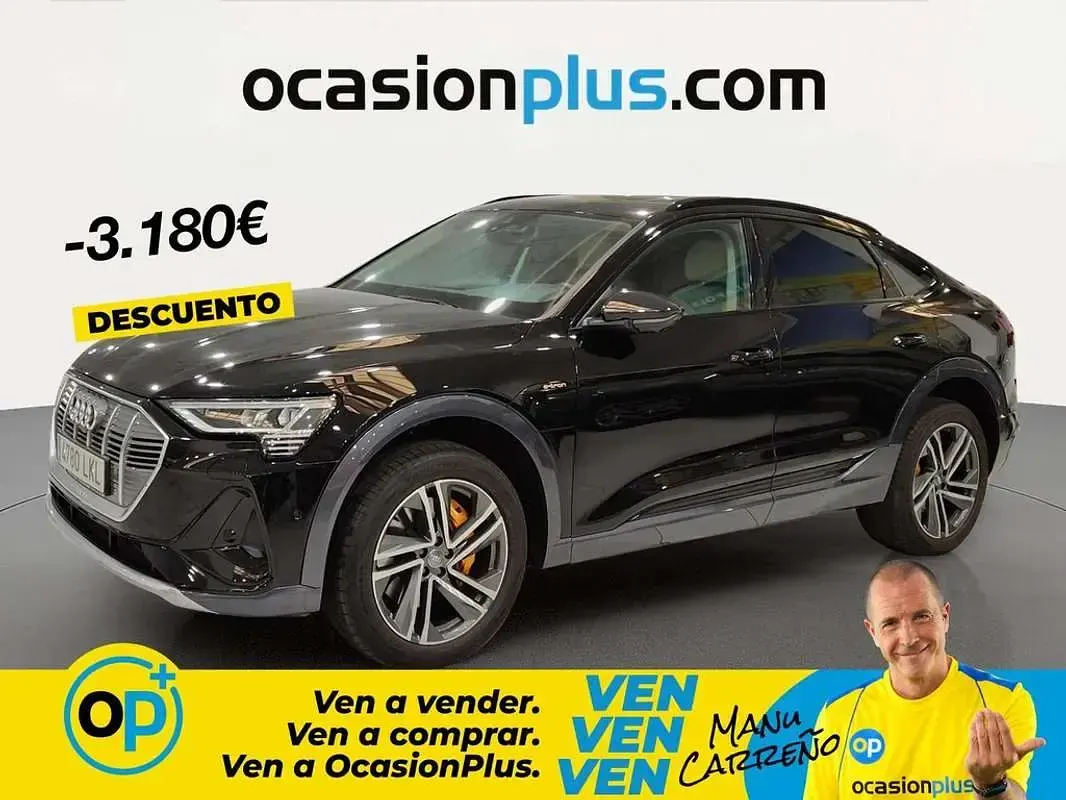 Usado Audi e-tron Sportback Advanced 230 kW (313 CV) 2020 Negro SUV