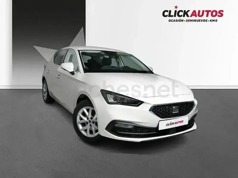 Usado Seat Leon Style 116 CV (85 kW) 2025 Blanco Berlina