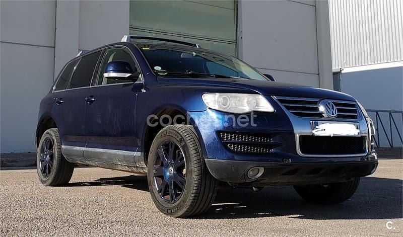 Azul Usado 2008 VW Touareg R SUV | 4890 € (Super precio) - Imagen 1/4