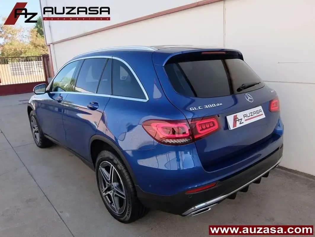 Usado Mercedes GLC300e 306 CV (225 kW) 2022 Azul SUV