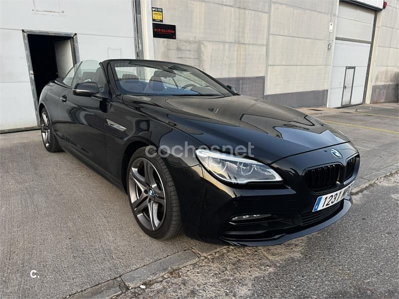 Negro Usado 2017 BMW 640 Cabriolet Descapotable | 25.900 € - Imagen 1/4