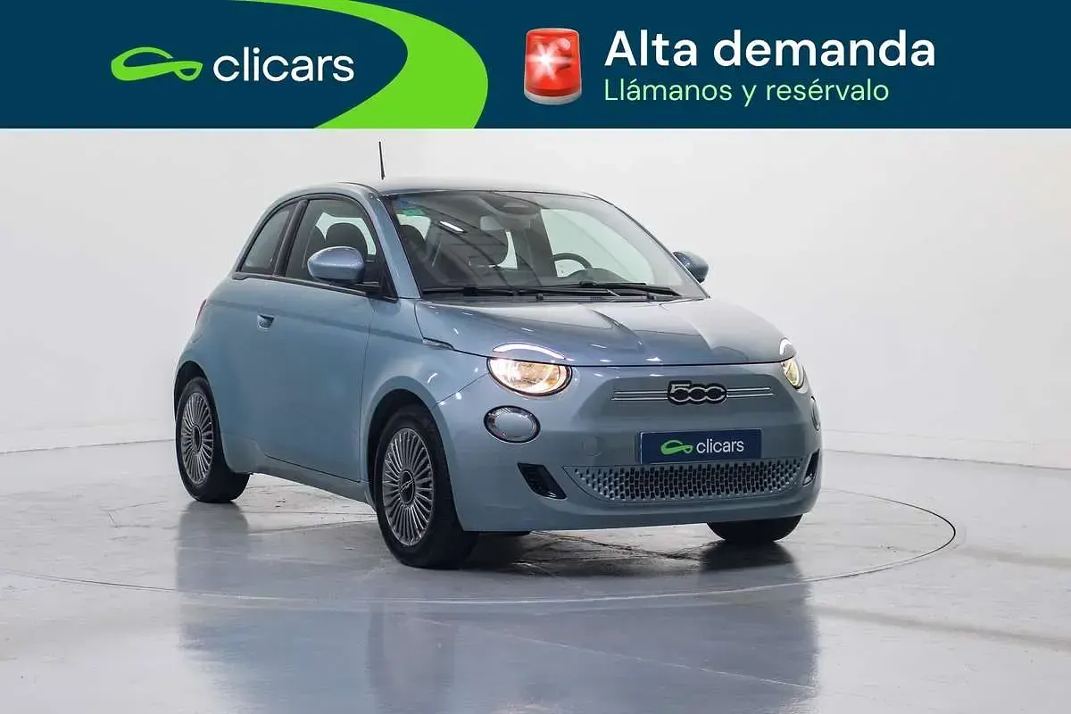 Usado Fiat 500e Action 69 kW (95 CV) 2022 Azul Utilitario