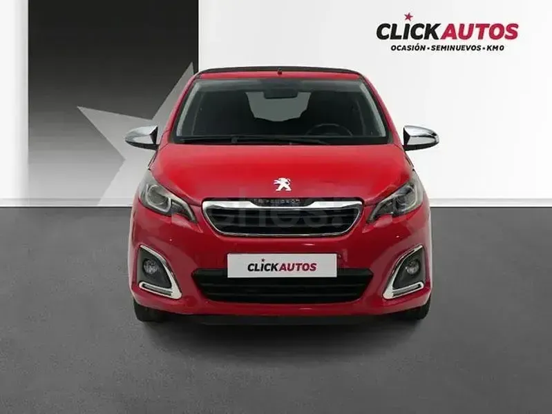 Usado Peugeot 108 Allure 72 CV (52 kW) 2021 Rojo Berlina