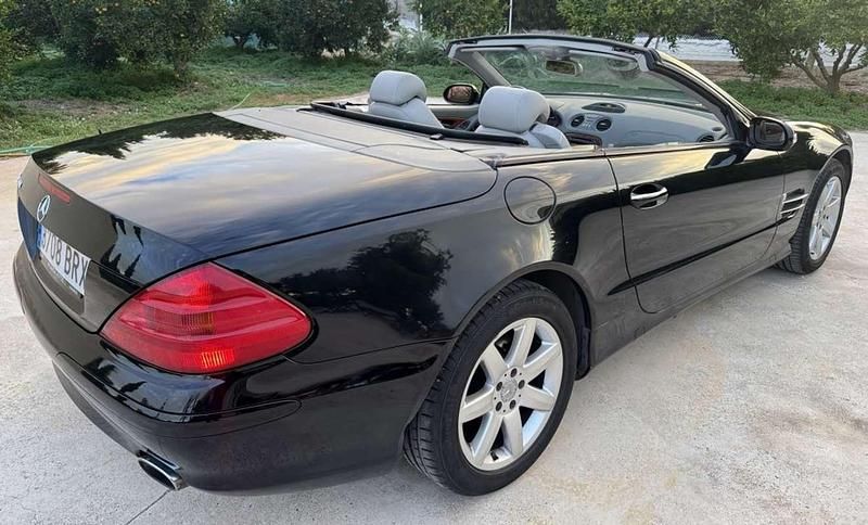 Usado Mercedes SL500 306 CV (225 kW) 2002 Negro Descapotable