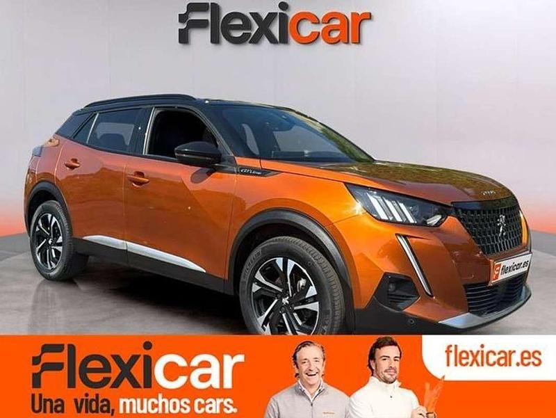Usado Peugeot 2008 GT-line 131 CV (96 kW) 2020 Naranja SUV