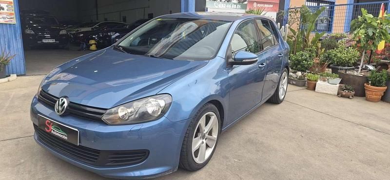 Usado VW Golf VI 105 CV (77 kW) 2010 Azul Utilitario