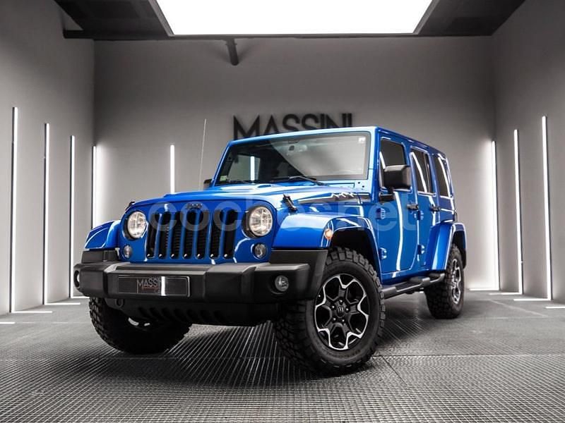 Azul Usado 2014 Jeep Wrangler Unlimited SUV | 38.999 € (Caro) - Imagen 1/4
