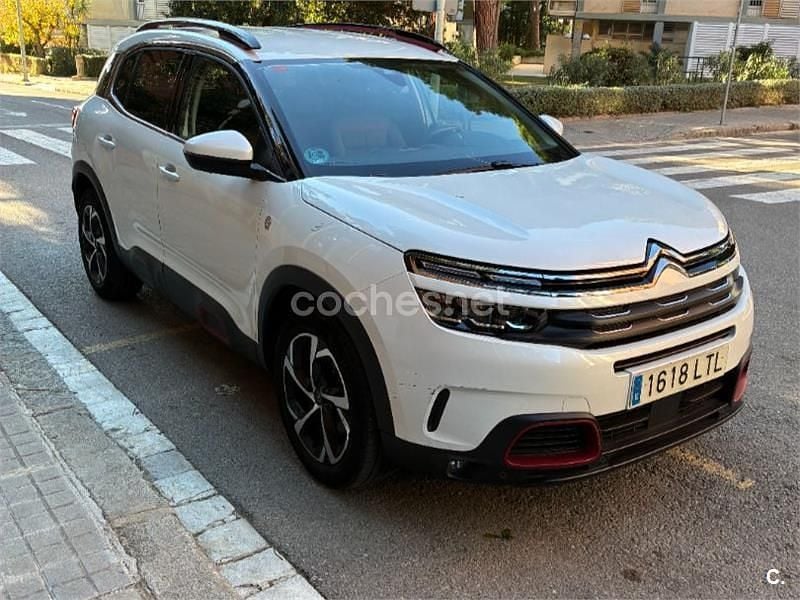 Blanco Usado 2021 Citroën C5 Aircross PureTech SUV | 17.000 € (Precio justo) - Imagen 1/4