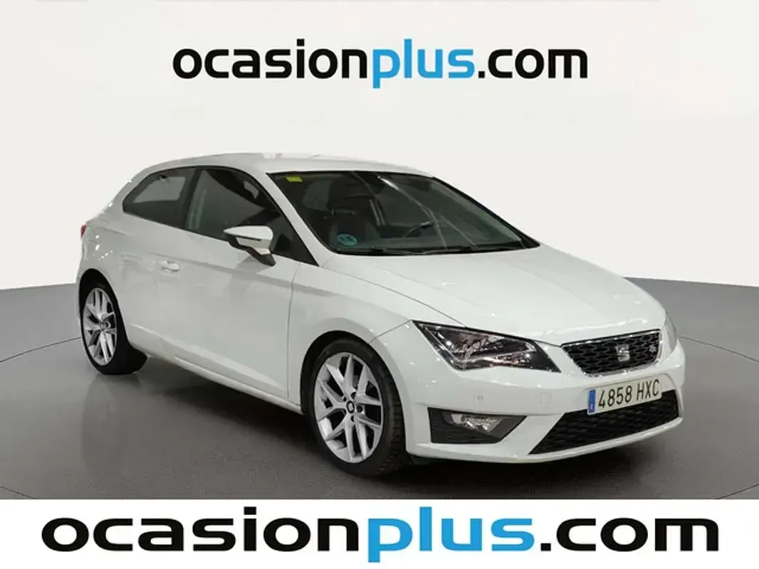 Usado Seat Leon SC FR 140 CV (102 kW) 2014 Blanco Utilitario