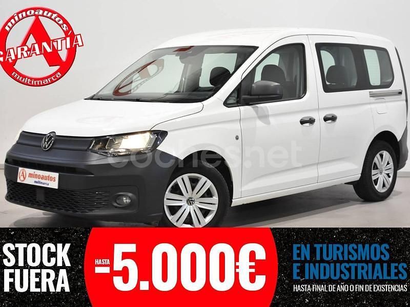 Blanco Usado 2021 VW Caddy Edition Monovolumen | 19.890 € (Precio justo) - Imagen 1/4
