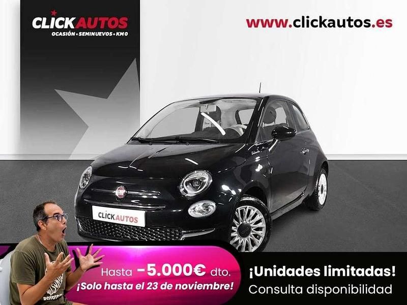 Negro Usado 2022 Fiat 500 Dolcevita Utilitario | 9100 € (Buen precio) - Imagen 1/4