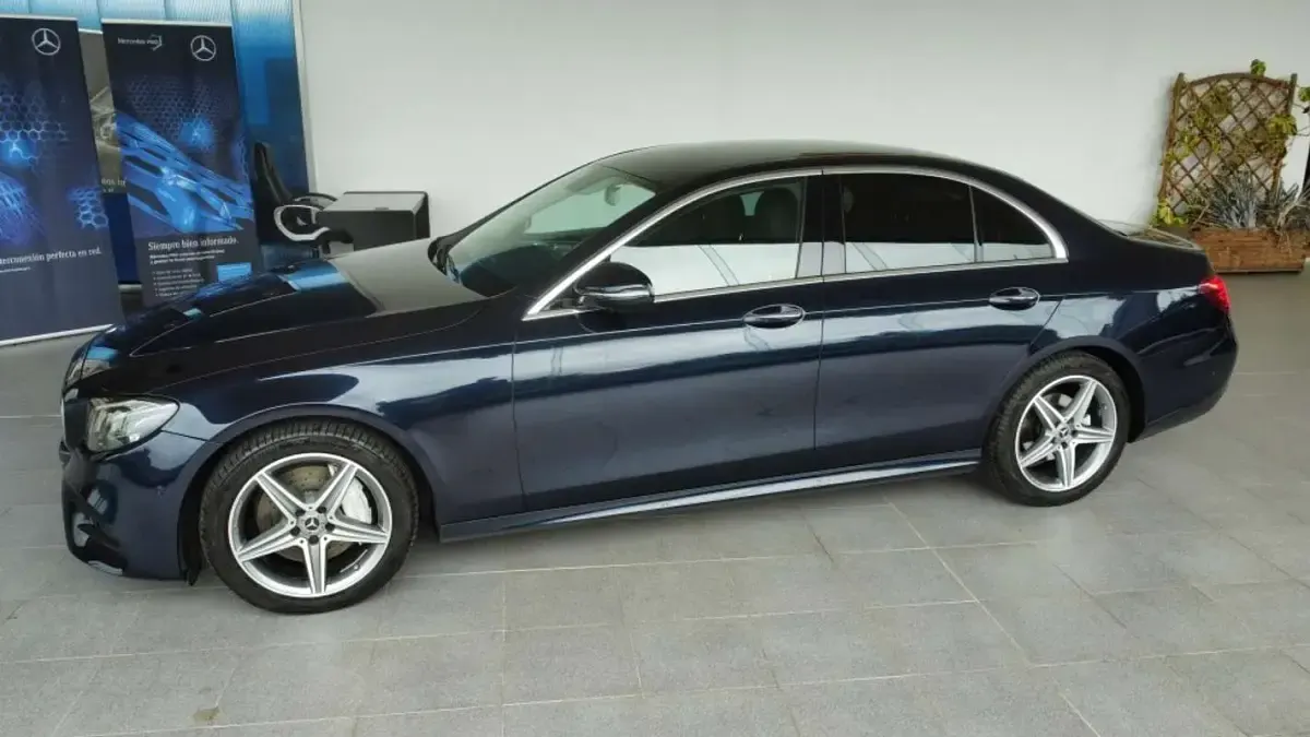 Usado Mercedes E220 194 CV (142 kW) 2019 Azul Berlina