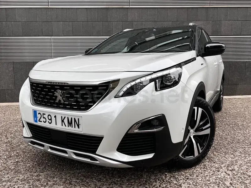 Usado Peugeot 3008 GT-line 130 CV (95 kW) 2018 Blanco SUV