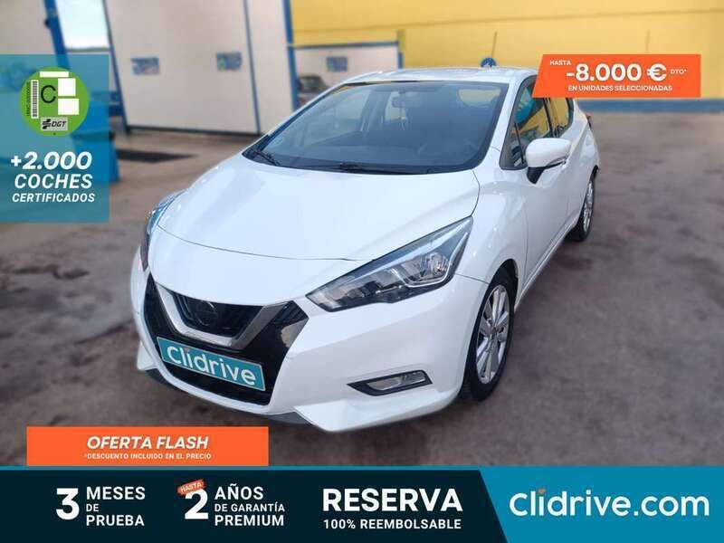 Blanco Usado 2019 Nissan Micra Acenta Utilitario | 9890 € (Precio justo) - Imagen 1/3