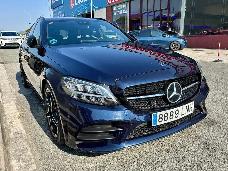 Usado Mercedes C220 194 CV (142 kW) 2021 Azul Familiar