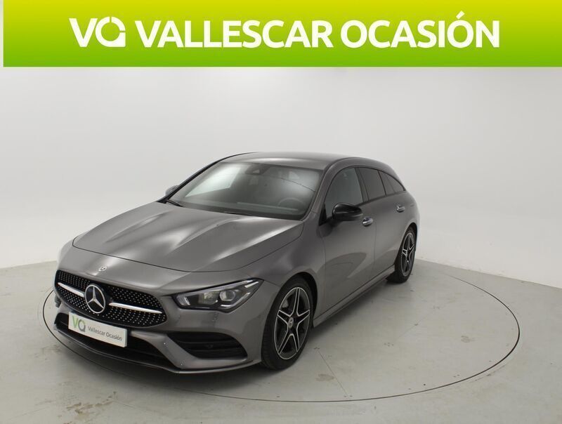 Gris / plata Usado 2021 Mercedes CLA180 Shooting Brake AMG line Familiar | 31.890 € (Caro) - Imagen 1/4