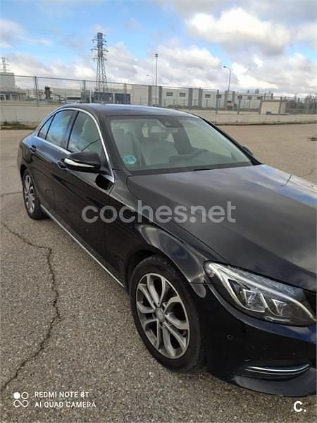 Käytetty Mercedes C220 Exclusive 170 HP (125 kW) 2014 Musta Sedan