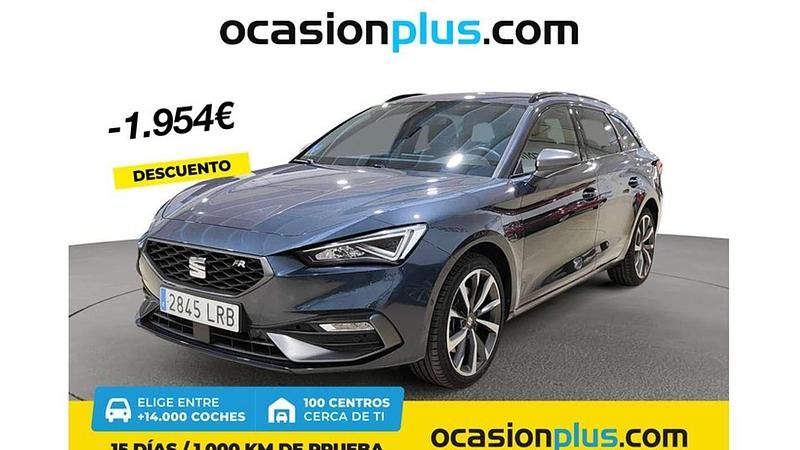 Gris Usado 2021 Seat Leon ST FR Familiar | 19.546 € (Buen precio) - Imagen 1/4