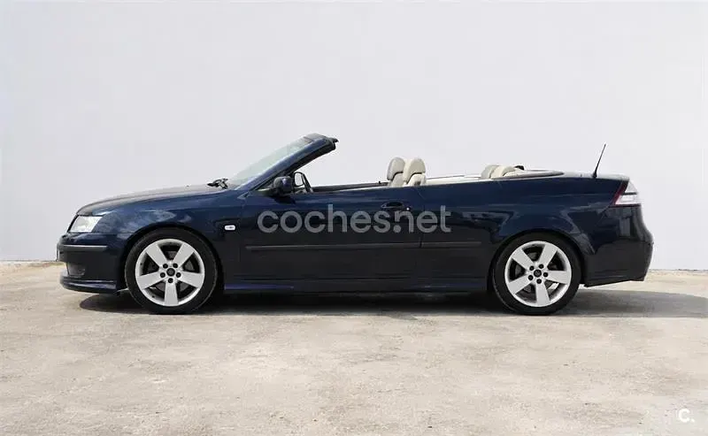 Usado Saab 9-3 Linear 150 CV (110 kW) 2008 Azul Descapotable