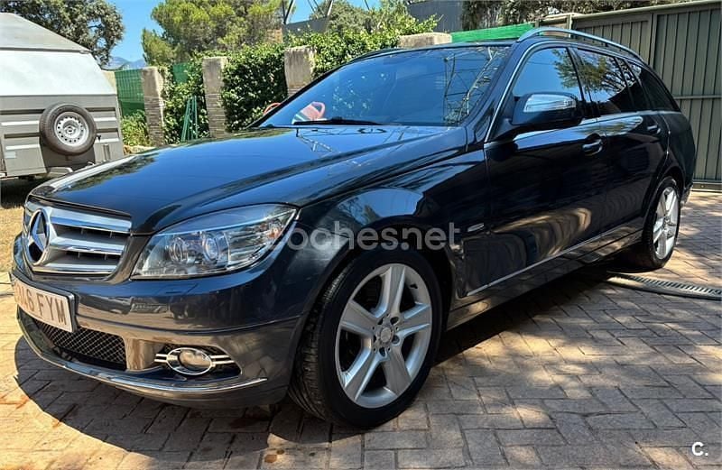 Gris / plata Usado 2007 Mercedes C350 Avantgarde Familiar | 8900 € (Buen precio) - Imagen 1/4