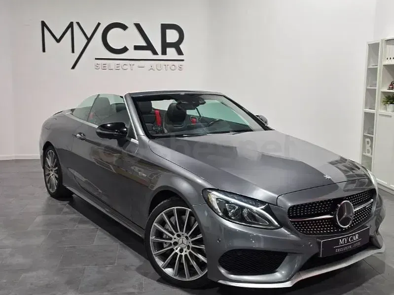 Usado Mercedes C43 AMG 367 CV (269 kW) 2016 Gris / plata Descapotable