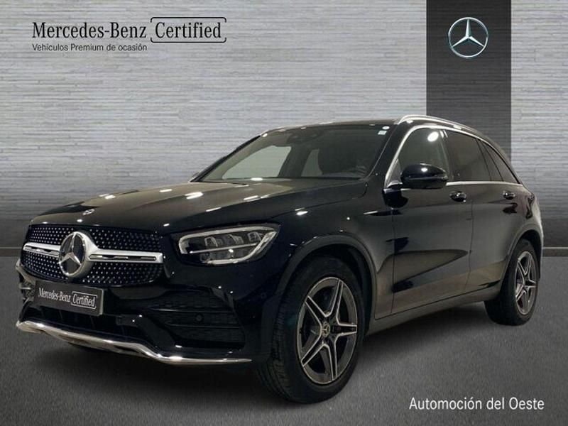 Negro Usado 2021 Mercedes GLC220 AMG line SUV | 40.900 € (Precio justo) - Imagen 1/4