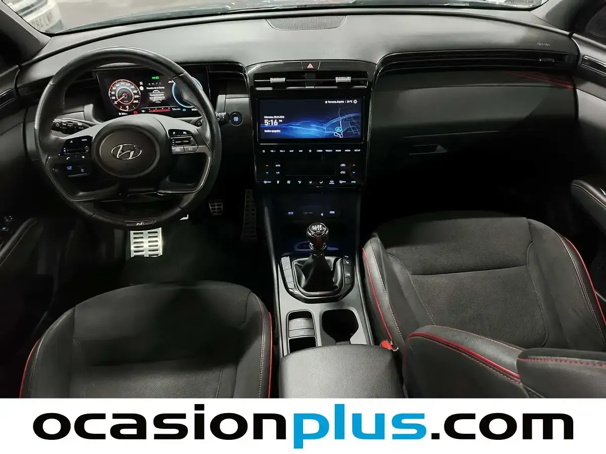 Usado Hyundai Tucson N Line 150 CV (110 kW) 2021 Gris SUV