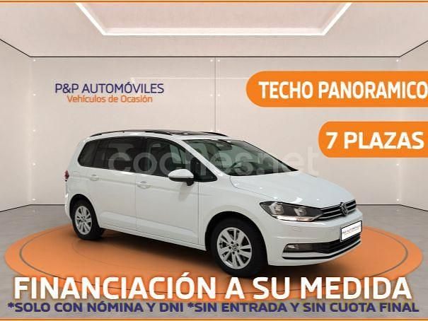 Blanco Usado 2022 VW Touran Advance Monovolumen | 24.975 € (Un poco caro) - Imagen 1/4