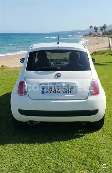 Usado Fiat 500 Sport 100 CV (73 kW) 2009 Blanco Descapotable