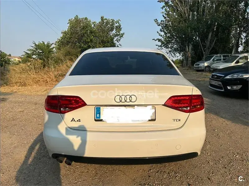 Usado Audi A4 Ambiente 136 CV (100 kW) 2010 Blanco Berlina