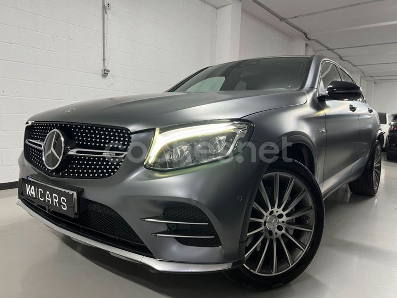 Usado Mercedes GLC43 AMG 390 CV (286 kW) 2019 Gris / plata Coupe