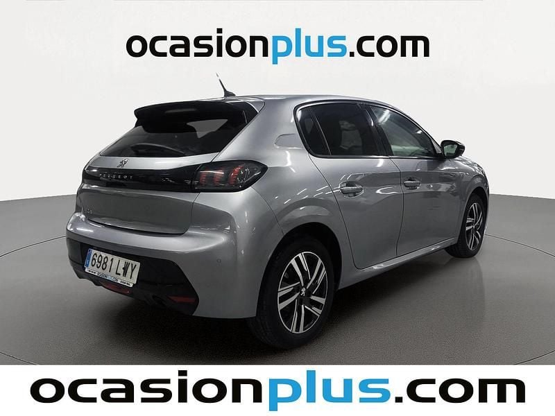 Usado Peugeot 208 Allure 102 CV (75 kW) 2022 Gris Utilitario