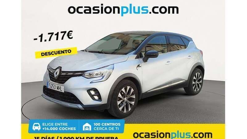 Gris Usado 2023 Renault Captur Techno SUV | 17.173 € (Precio justo) - Imagen 1/4