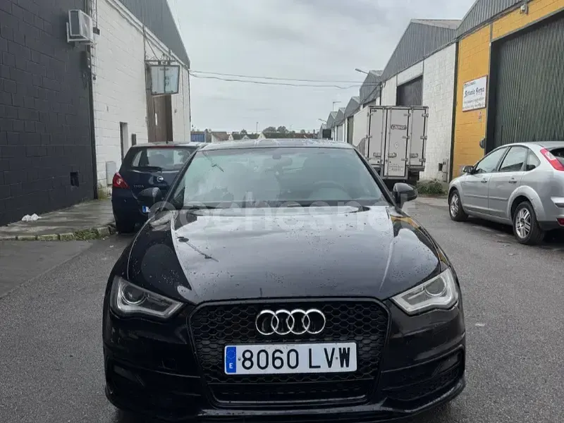 Usado Audi A3 S-Line 184 CV (135 kW) 2014 Negro Berlina