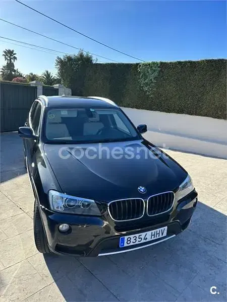 Usado BMW X3 177 CV (130 kW) 2012 Negro SUV
