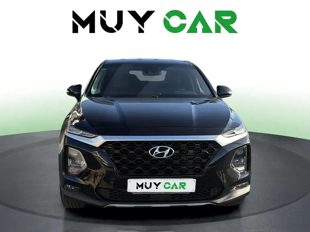 Usado Hyundai Santa Fe 150 CV (110 kW) 2019 Negro SUV