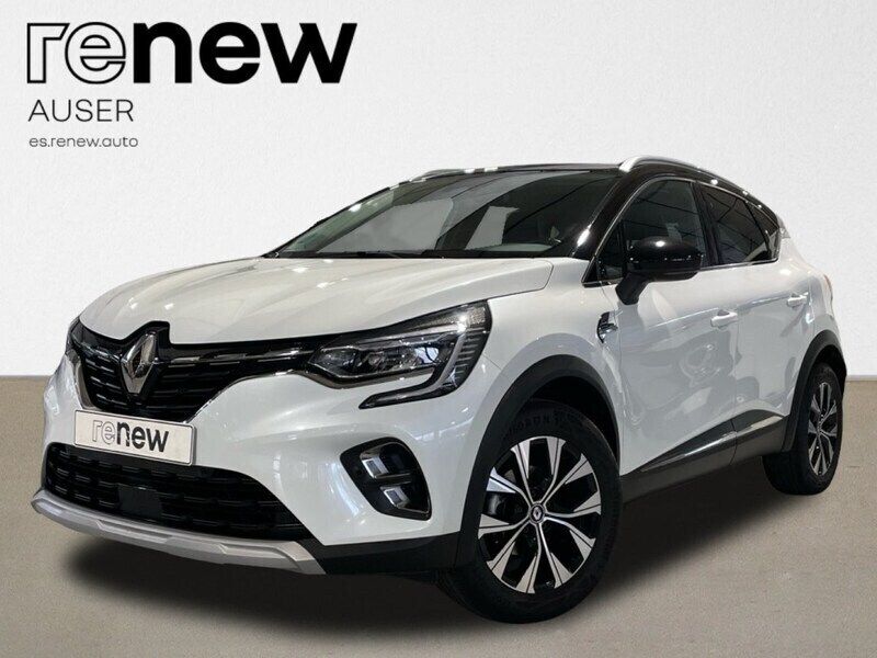 Blanco nacarado con techo negro brillante Usado 2022 Renault Captur Techno SUV | 19.350 € (Un poco caro) - Imagen 1/4