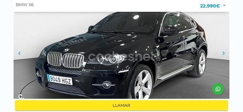 Negro Usado 2011 BMW X6 SUV | 22.000 € (Precio justo) - Imagen 1/4
