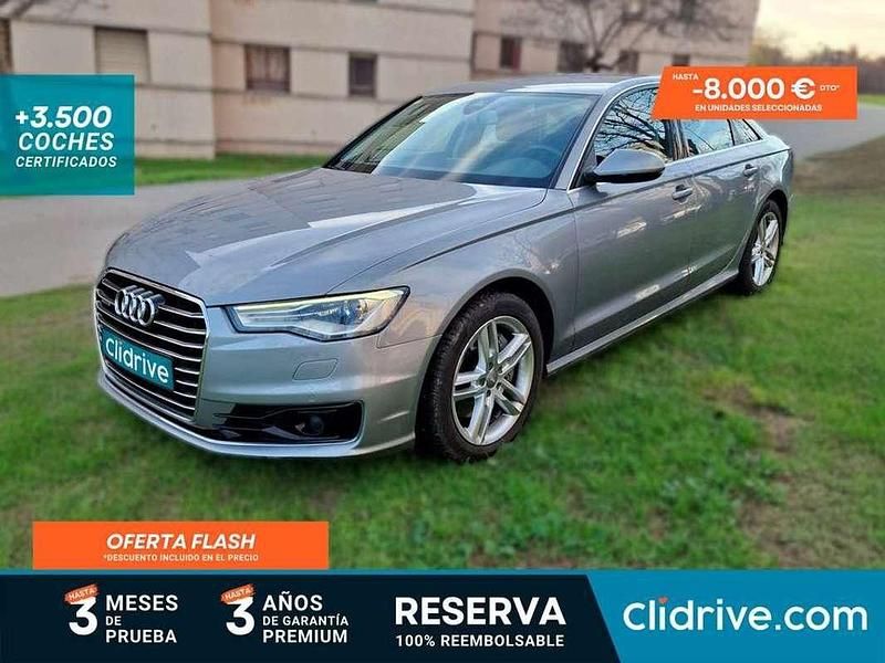 Usado Audi A6 Premium 218 CV (160 kW) 2015 Gris Berlina