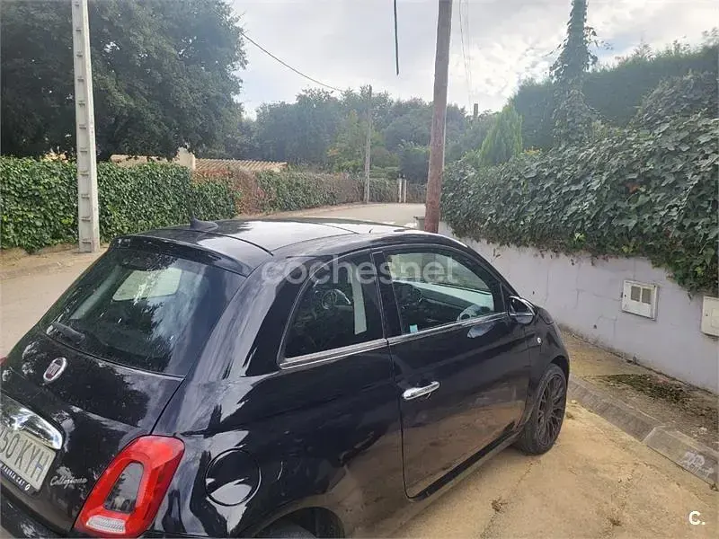 Usado Fiat 500 69 CV (50 kW) 2019 Negro Berlina