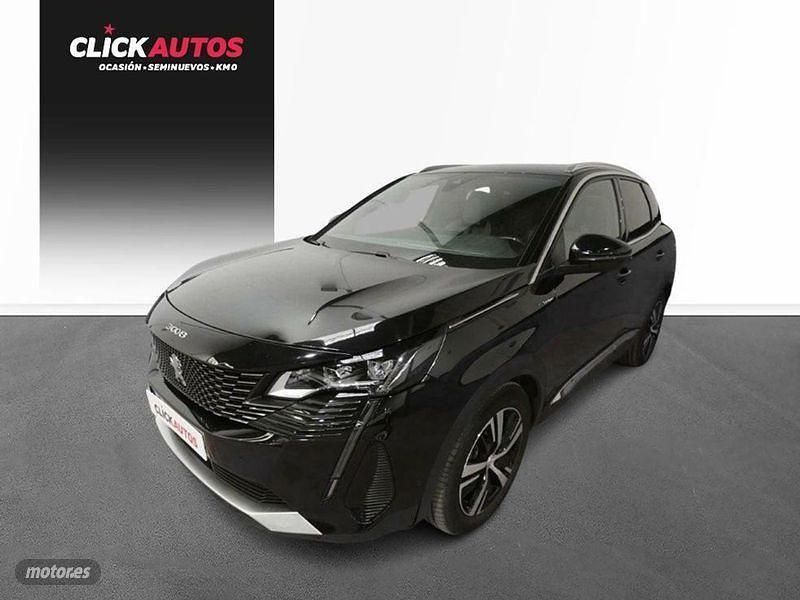 Negro Usado 2021 Peugeot 3008 GT SUV | 19.900 € (Precio justo) - Imagen 1/4