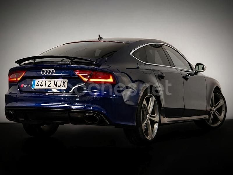 Usado Audi RS7 Sportback 560 CV (411 kW) 2014 Azul Utilitario