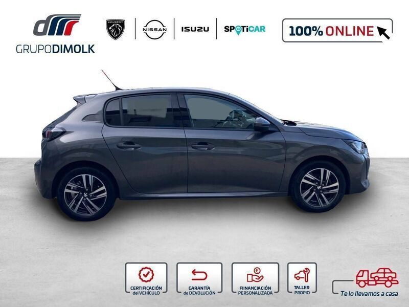Usado Peugeot 208 Allure 100 CV (73 kW) 2020 Gris Utilitario