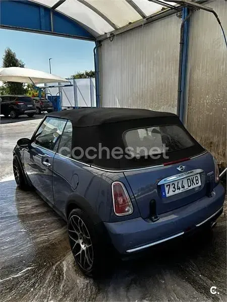 Usado Mini Cooper Cabriolet 116 CV (85 kW) 2005 Azul Descapotable