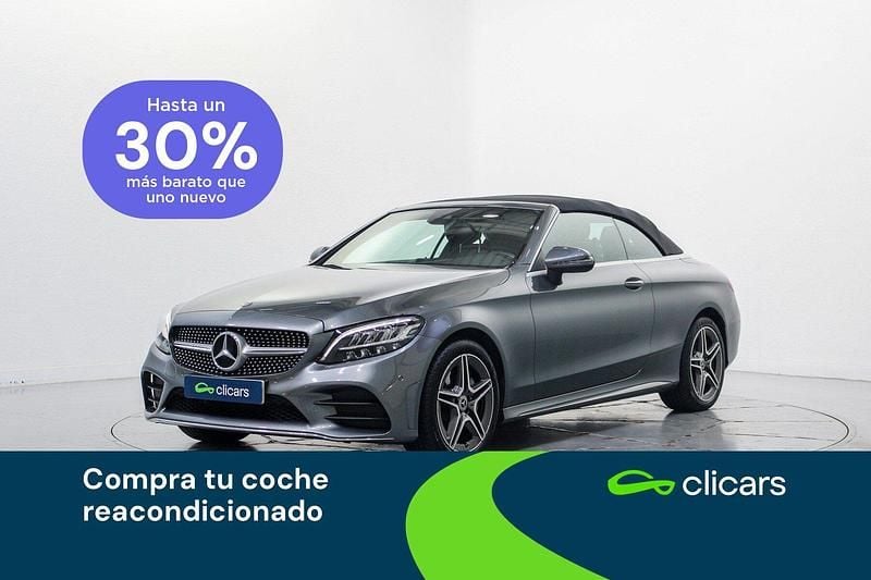 Gris Usado 2019 Mercedes 200 Descapotable | 33.490 € (Precio justo) - Imagen 1/4