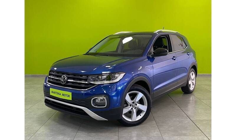 Azul Usado 2021 VW T-Cross Sportline SUV | 22.300 € (Precio justo) - Imagen 1/4