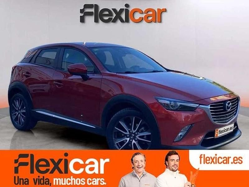 Burdeos Usado 2016 Mazda CX-3 Style+ SUV | 11.990 € (Precio justo) - Imagen 1/4