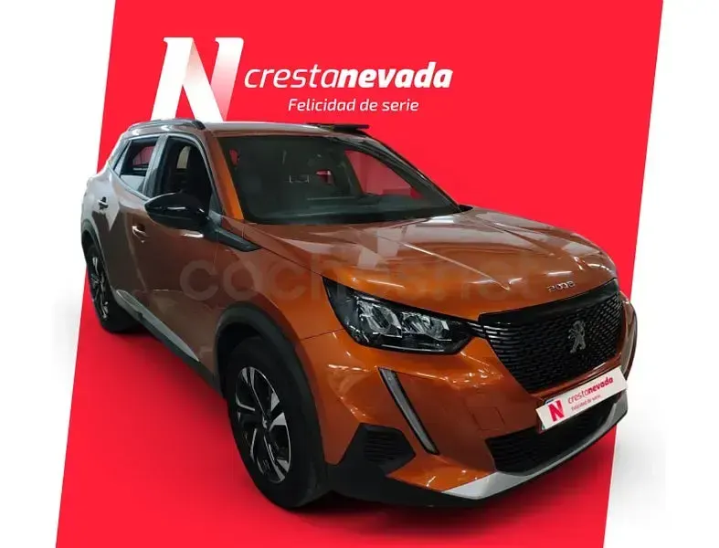 Usado Peugeot 2008 Allure 130 CV (95 kW) 2023 Naranja SUV