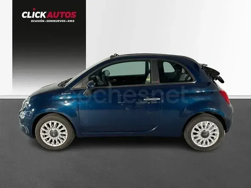 Usado Fiat 500C Dolcevita 70 CV (51 kW) 2022 Azul Descapotable
